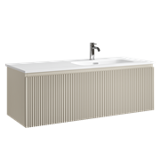 SANCOS Тумба подвесная Snob R 1.0 1195х445х406, c одним ящиком оснащенным доводчиками, Beige Soft , арт.SNR1.0120RCE SNR1.0120RCE