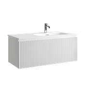 SANCOS Тумба подвесная Snob R 1.0 995х445х406, c одним ящиком оснащенным доводчиками, Bianco , арт.SNR1.0100RW SNR1.0100RW