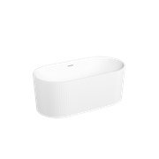 SANCOS Акриловая ванна Vivia 1700x800x580, отдельностоящая, с каркасом, со сливом-переливом, донным клапаном