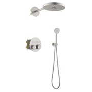 TIMO Душевая система встроенная с термостатом Saona никель (SX-2308/13SM) SX-2308/13SM