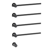 TIMO Полотенцесушитель электрический, встроенный Saona черный (040/03SM) 040/03SM