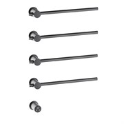 TIMO Полотенцесушитель электрический, встроенный Saona черное золото (040/18SM) 040/18SM