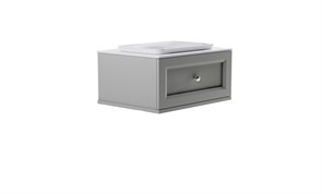 ASTRA-FORM Тумба подвесная Классик  70 с 1ящ NCS S 3502-y мат. с раковиной Ретро бел гл. и столешницей Solid бел гл. 4631177714009