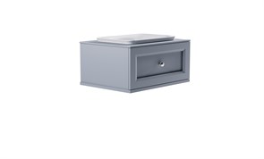 ASTRA-FORM Тумба подвесная Классик 70см 1ящ NCS S 3005-R80B мат., раковина Ретро бел глянц, столешница Solid в цвете 4631177715433