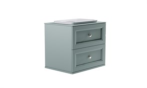 ASTRA-FORM Тумба подвесная Классик 80см 2ящ NCS S 3005-b80g мат., раковина Ретро бел глянц, столешница Solid в цвете 4631177715723