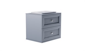 ASTRA-FORM Тумба подвесная Классик 80см 2ящ NCS S 3005-R80B мат., раковина Ретро бел глянц, столешница Solid в цвете 4631177715730