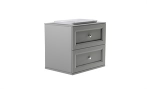 ASTRA-FORM Тумба подвесная Классик 80см 2ящ NCS S 3502-Y мат., раковина Ретро бел глянц, столешница Solid в цвете 4631177715747