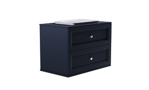 ASTRA-FORM Тумба подвесная Классик 100см 2ящ RAL7024 мат., раковина Ретро бел глянц, столешница Solid в цвете 4631177715884