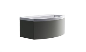 ASTRA-FORM Нижний шкаф Венеция2.0 100 с 1 ящиком серо-бежевый (NCS S 3502-Y матовый)  + Раковина 