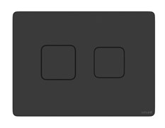 CERSANIT Кнопка ACCENTO SQUARE для AQUA пневматическая пластик черный матовый A63838