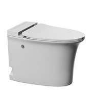 ABBER Унитаз Bequem AC1125P напольный белый с импульсным смывом AC1125P