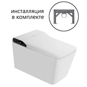 ABBER Комплектподвесной электронный унитаз-биде Rechteck AC1215S с инсталляцией AC0101P2 AC1215S-AC0101P2