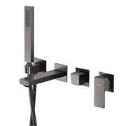 ABBER Смеситель Daheim AF8230NG для ванны скрытого монтажа, никель AF8230NG