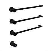 ABBER Полотенцесушитель электрический  Charme AH4003MB черный матовый AH4003MB