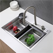 ABBER Кухонная мойка Wasser Kreis AF2194SP сатин AF2194SP