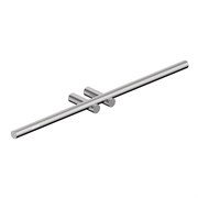 ABBER Полотенцедержатель двойной Osten 316 AA1855BST сталь брашированная AA1855BST