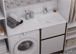 AQUATON Раковина Бланш 1200 белая правая 1A741631B101R 1A741631B101R