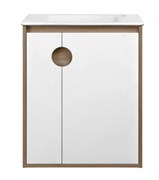 AQUATON Тумба под раковину Анси 60, белая, 1A246101APE20 1A246101APE20