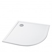 AQUATON Душевой поддон из литьевого мрамора Калифорния М 80x80 четверть круга белый 1A740036CA010 1A740036CA010