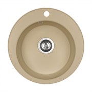 AQUATON Мойка для кухни Шелли круглая латте 1A734732SS260 1A734732SS260