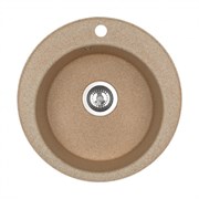 AQUATON Мойка для кухни Шелли круглая песочный 1A734732SS220 1A734732SS220