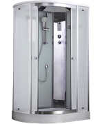 TIMO Comfort T-8802R Fabric Glass душевая кабина 120*85*220+турецкая баня хамам+стульчик прозрачный T-8802RF-T-STUN-T-CH/C