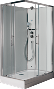 TIMO Premium ILMA 102 R душевая кабина с крышей, хамам и стульчиком 120*80*222 ILMA102R-roof-102R-T-STILMA-T-CH/C