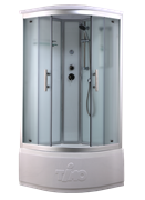 TIMO Standart T-6690 Silver Fabric душевая кабина (90*90*220), турецкая баня хамам T-6690SF-T-STUN