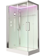 TIMO Premium HELKA душевая кабина (90*120*220), шт, стульчик прозрачный H-515R-T-CH/C