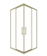 TIMO Душевой угол TKSS-90/17C-8, раздвиж 900*900*2000, проф мат золото, стекло проз 8 мм T38