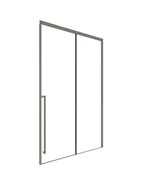 TIMO Душевая дверь TDSS-150/13C-8L, раздвиж 1500*2000, проф никель, стекло проз 8 мм T51L