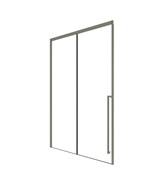 TIMO Душевая дверь TDSS-150/13C-8R, раздвиж 1500*2000, проф никель, стекло проз 8 мм T51R