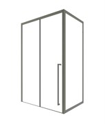 TIMO Душевая дверь TDSS-150/13C-8R, раздвиж 1500*2000, проф никель + торцевое стекло TSS-900/13C-8 900*2000, проф никель T51R+T60