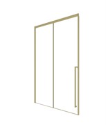 TIMO Душевая дверь TDSS-120/17C-8R, раздвиж 1200*2000, проф матовое золото + торцевое стекло TSS-900/17C-8 900*2000, проф матовое золото T52R+T62