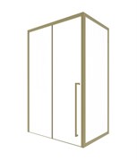 TIMO Душевая дверь TDSS-140/17C-8R, раздвиж 1400*2000, проф матовое золото + торцевое стекло TSS-900/17C-8 900*2000, проф матовое золото T54R+T62