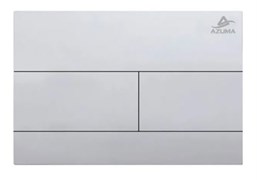 AZUMA Slim14 Кнопка для инсталляции AZU013.02 хром глянец, пластик AZU013.02