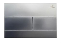 AZUMA Slim17 Кнопка для инсталляции AZU013.06 хром матовый, пластик AZU013.06