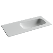 CERAMICA NOVA Grace Раковина накладная чаша справа без отв под смеситель 1010x457x137 белый CN7015wx CN7015wx