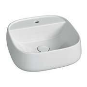 CERAMICA NOVA Раковина подвесная Fonte с отверстием под смеситель 420x420x145, белый CN5052 CN5052