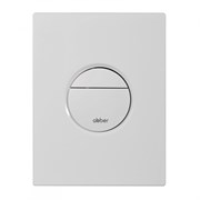 ABBER Кнопка смыва AC0126MW пневматическая, белая матовая AC0126MW