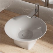 ABBER Раковина накладная Bequem AC2125 белая AC2125