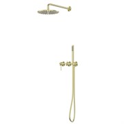 ABBER Душевая система Wasser Kreis 316 AF8118BG скрытого монтажа без излива, золото брашированное AF8118BG
