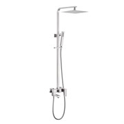 ABBER Душевая стойка Daheim AF8216SPL с изливом, сатин AF8216SPL