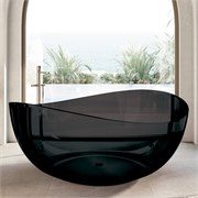 ABBER Прозрачная ванна Kristall AT9705Onyx черная AT9705Onyx