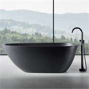 ABBER Ванна из искусственного камня Dortmund AM9911B черная матовая AM9911B