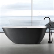 ABBER Ванна из искусственного камня Dortmund AM9911BW черно-белая матовая AM9911BW