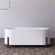 ABBER Акриловая ванна AB9443 белая AB9443