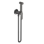 AQUAme AQM6917GM Novara Готовый комплект гиг. душа (скрытый монтаж, латунная лейка), цвет металл AQM6917GM