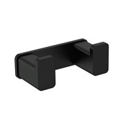 AQUAme AQM7302MB  Tivoli  Крючок двойной латунный, черный матовый AQM7302MB