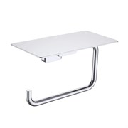 AQUAme AQM7307CR  Tivoli  Держатель туалетной бумаги с полкой, хром AQM7307CR